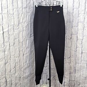 EDELWEISS VINTAGE Black Legging Ski Pants Women's Size‎ 10